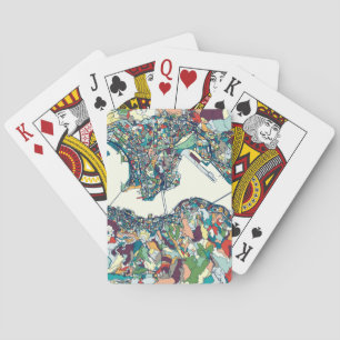 Jeu De Cartes Carte de Hong Kong, Chine