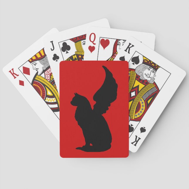 Jeu De Cartes Carte de jeu Angel Cat (dos)