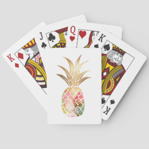 Jeu De Cartes Carte de jeu Aquarelle Gold