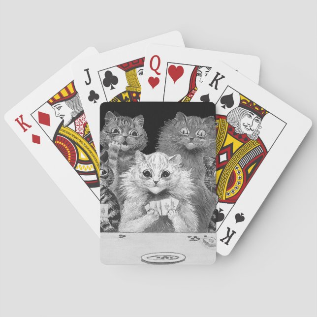 Jeu De Cartes Carte de jeu de chat, Louis Wain (dos)