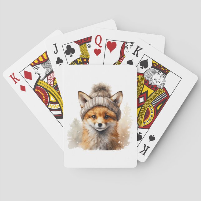 Jeu De Cartes Carte de jeu de Fox Winter (dos)