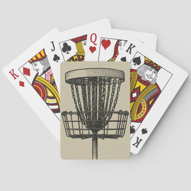 Jeu De Cartes carte de jeu de golf sur disque (dos)