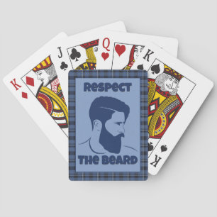 Jeu De Cartes Carte de jeu de respect de barbe