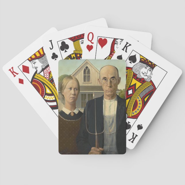 Jeu De Cartes Carte de jeu gothique américaine (dos)