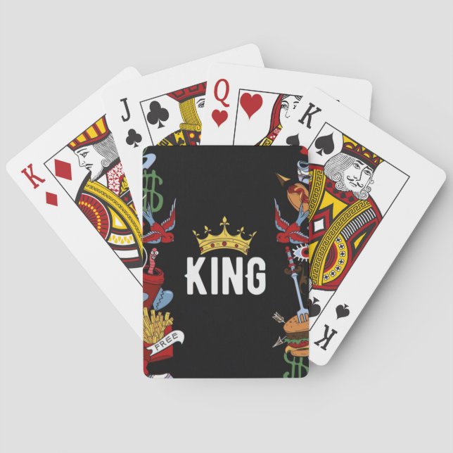 Jeu De Cartes Carte de jeu King classique (dos)