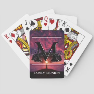 Jeu De Cartes Carte de jeu personnalisée Retrouvailles familiale
