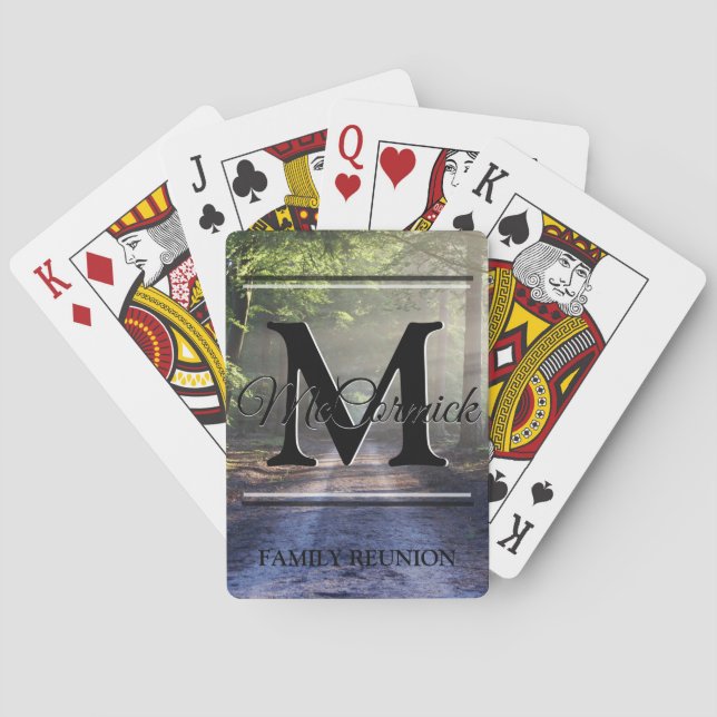 Jeu De Cartes Carte de jeu personnalisée Retrouvailles familiale (dos)
