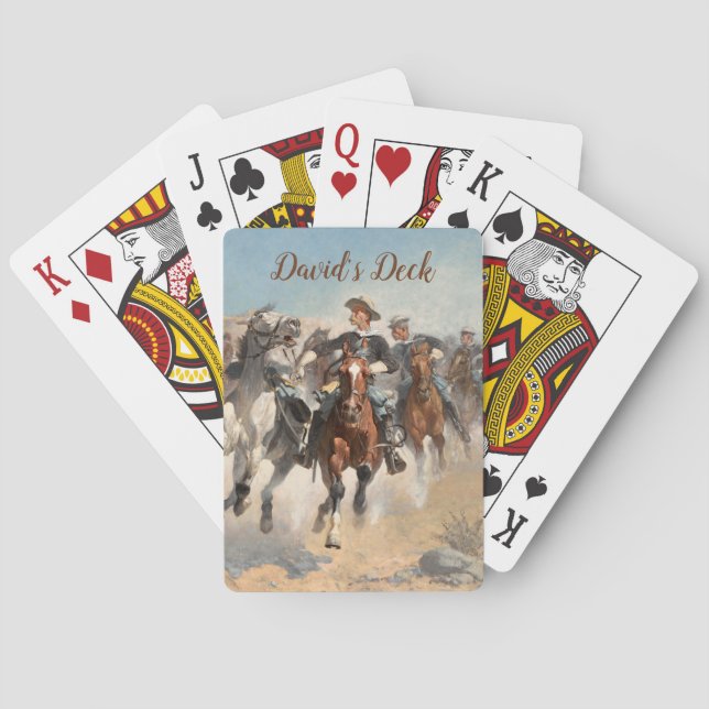 Jeu De Cartes Carte de jeu Remington Cowboy Southwestern personn (dos)
