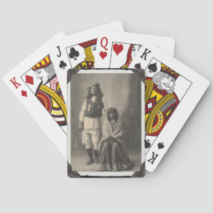 Jeu De Cartes Carte de jeu vintage amérindienne