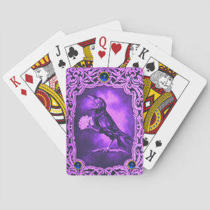 Jeu De Cartes Carte de jeu vintage Black Crow