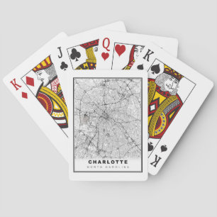 Jeu De Cartes Carte de la région de Charlotte