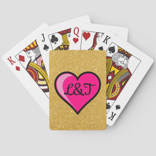 Jeu De Cartes Carte de la reine des coeurs (dos)