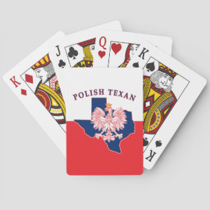 Jeu De Cartes Carte de l'aigle texan polonais