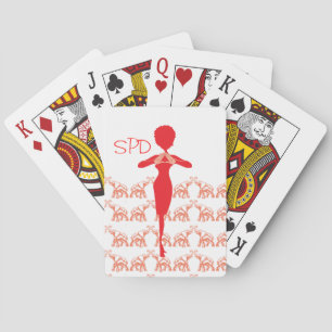 Jeu De Cartes Carte de lecture de la sororité rouge