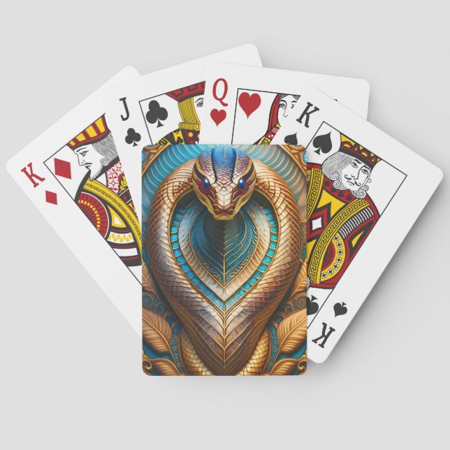Jeu De Cartes Carte de lecture de serpent (dos)