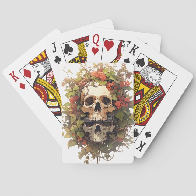 Jeu De Cartes Carte de lecture du crâne (dos)