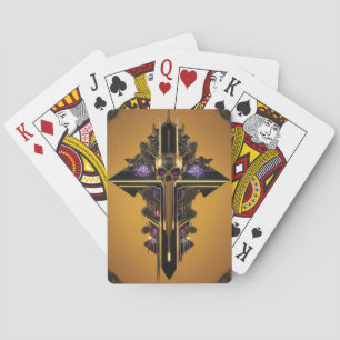 Jeu De Cartes Carte de lecture gothique du crâne