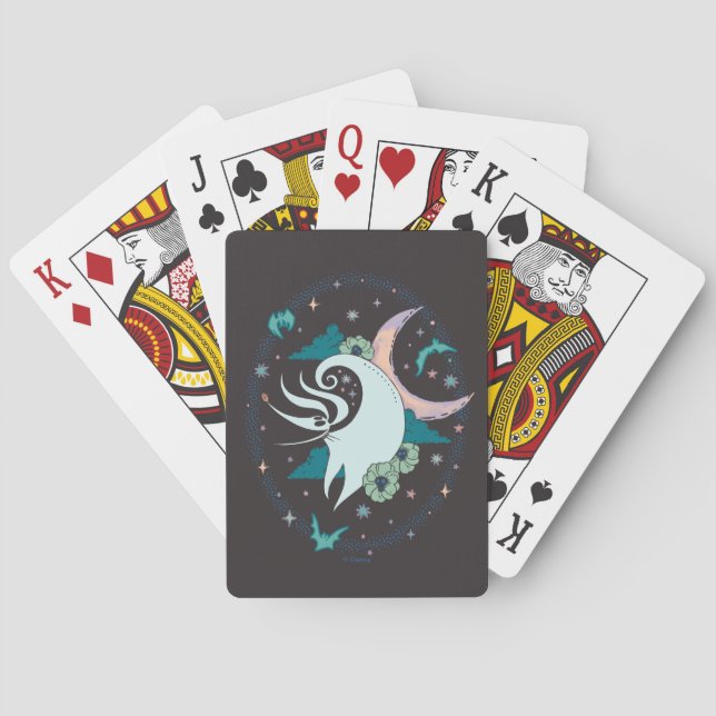 Jeu De Cartes Carte de lecture graphique de Tarot céleste zéro (dos)