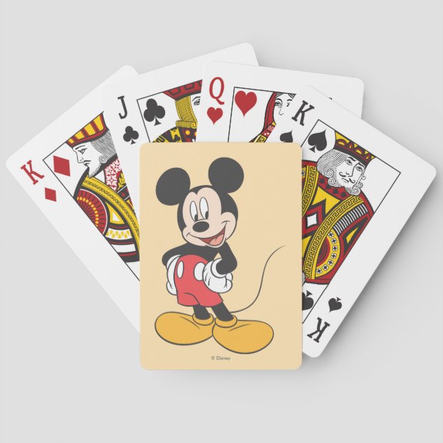 Jeu De Cartes Carte de lecture Mickey Mouse (dos)