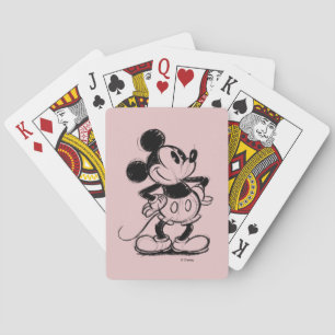 Jeu De Cartes Carte de lecture Mickey Sketch