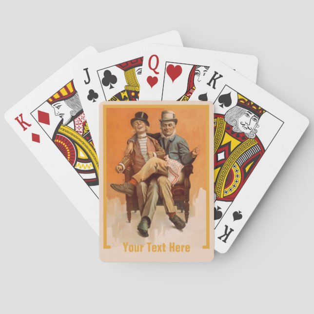 Jeu De Cartes Carte de lecture personnalisée GAIETY (dos)