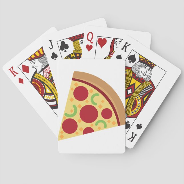 Jeu De Cartes Carte de pizza (dos)