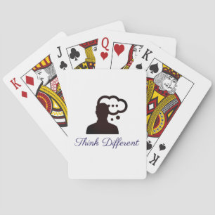 Jeu De Cartes Carte de poker premium avec citation élégante Thin