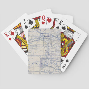 Jeu De Cartes Carte de route de bicyclette du Wisconsin 2