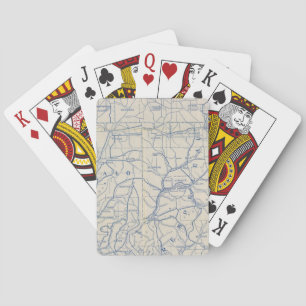 Jeu De Cartes Carte de route de bicyclette du Wisconsin 6