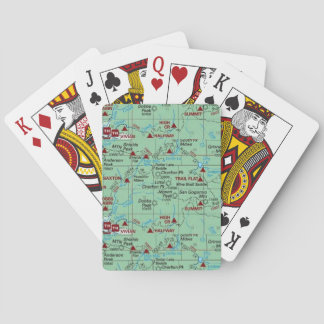 Jeu De Cartes Carte des pistes vertes