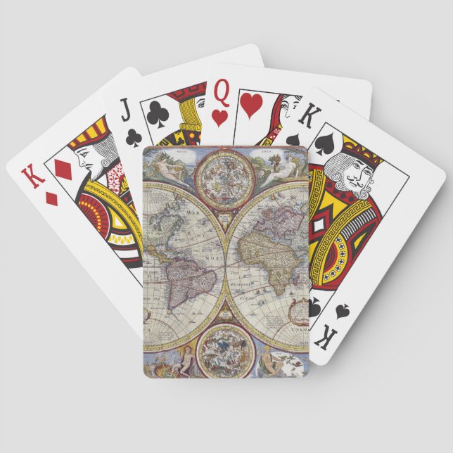 Jeu De Cartes Carte du monde antique n°3 (dos)