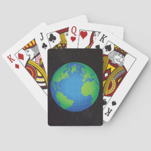 Jeu De Cartes Carte du monde Starry Sky