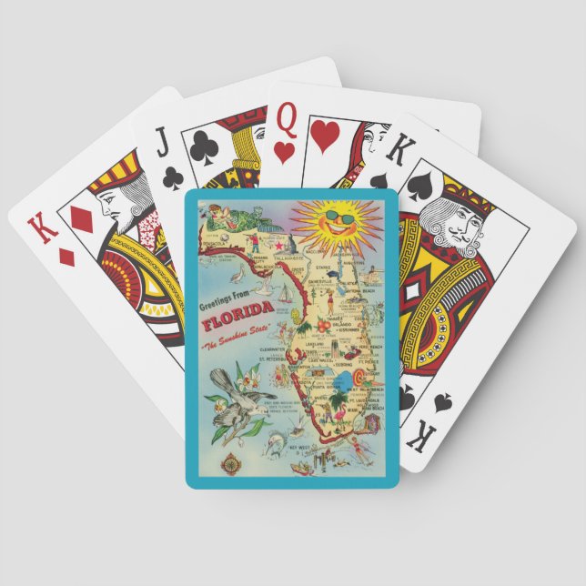 Jeu De Cartes Carte Floride (dos)