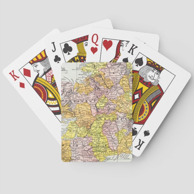 Jeu De Cartes CARTE : IRLANDE, c1890 (dos)