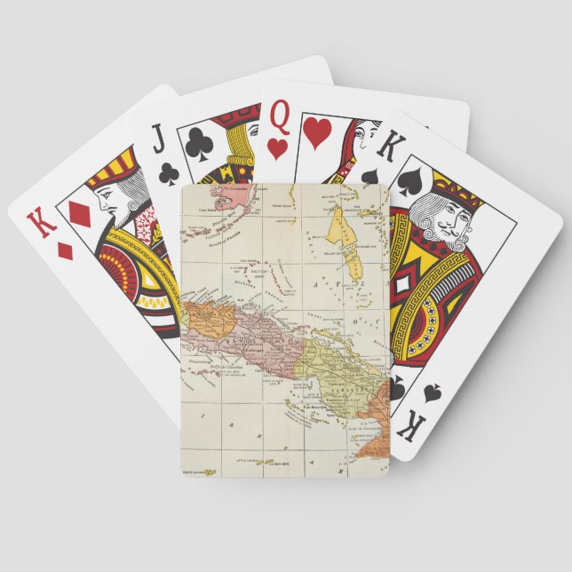 Jeu De Cartes CARTE : Le CUBA, 1900 (dos)