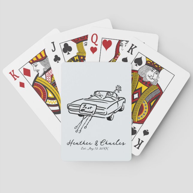 Jeu De Cartes Carte Mariée (dos)