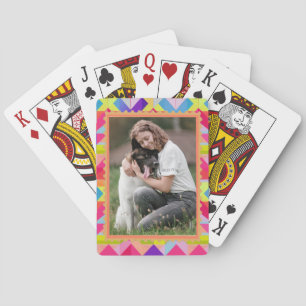 Jeu De Cartes Carte Photo Poker personnalisée