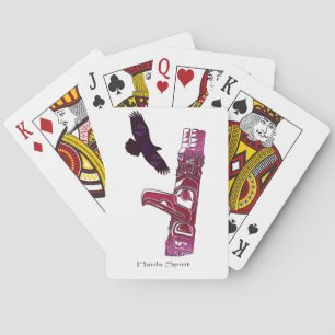 Jeu De Cartes Carte Pole Totem Autochtone Haïda