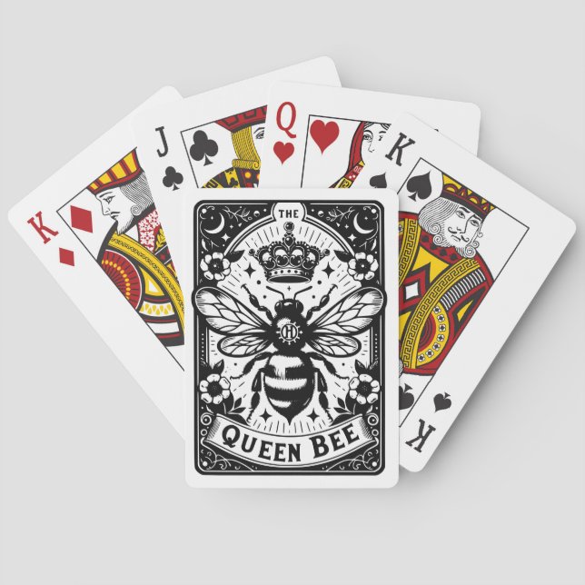 Jeu De Cartes Carte Queen Bee Tarot (dos)