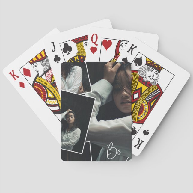 Jeu De Cartes Carte stylisée recouverte de plastique (dos)