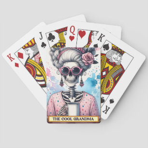 Jeu De Cartes Carte Tarot Cool Grandma Jouer aux cartes