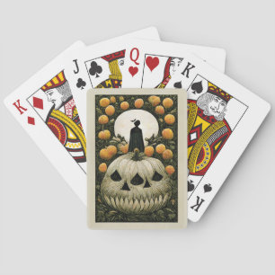 Jeu De Cartes Carte Tarot d'illustration gothique Vintage Hallow