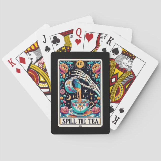 Jeu De Cartes Carte Tarot Skeleton Jouer Cartes (dos)