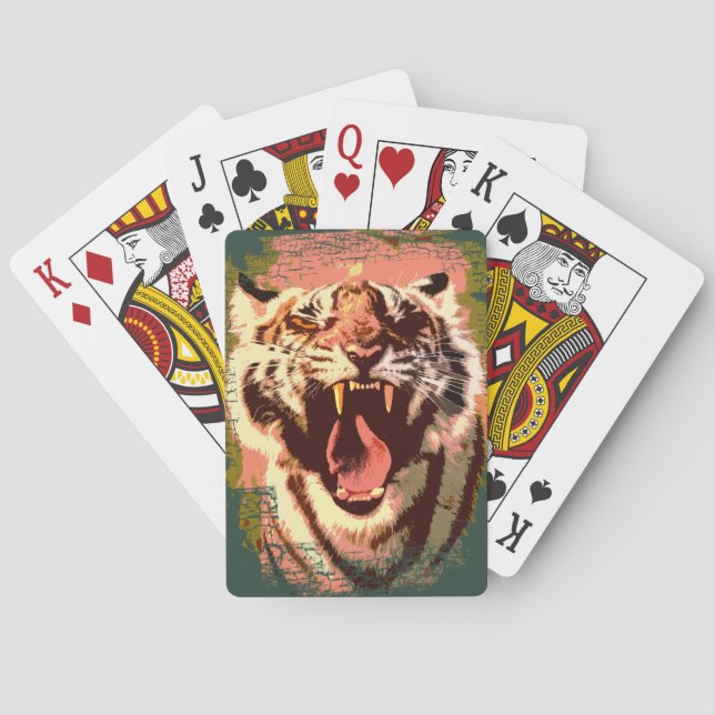 Jeu De Cartes carte tigre (dos)