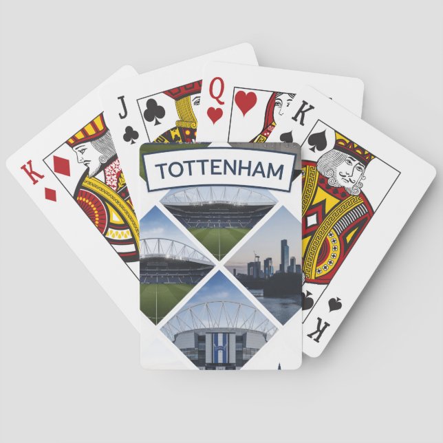 Jeu De Cartes carte tottenham pocker (dos)
