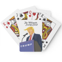 Carte Trump finale personnalisable Président Trump