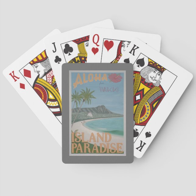 Jeu De Cartes cartes ALOHA (dos)