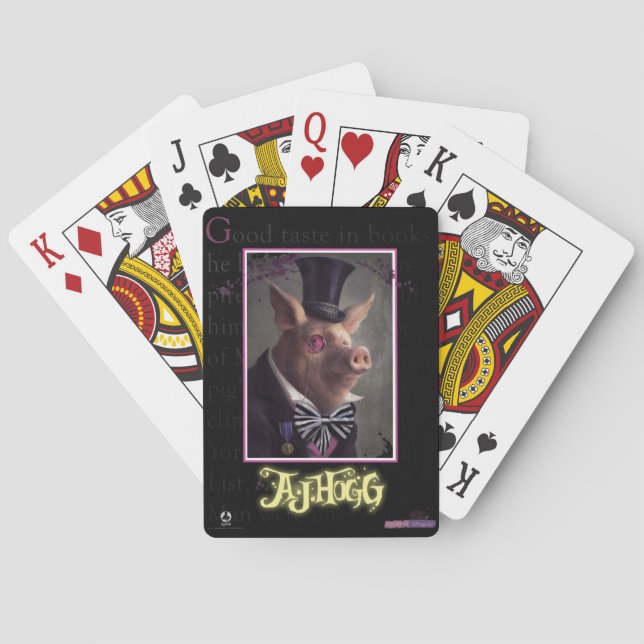 JEU DE CARTES CARTES D'A.J. HOGG PLAYING (dos)