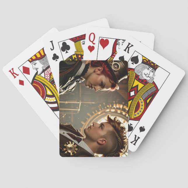 Jeu De Cartes Cartes d'art Steampunk (dos)