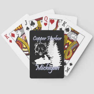 Jeu De Cartes Cartes de cuivre de l'ours P de Snowmobile du